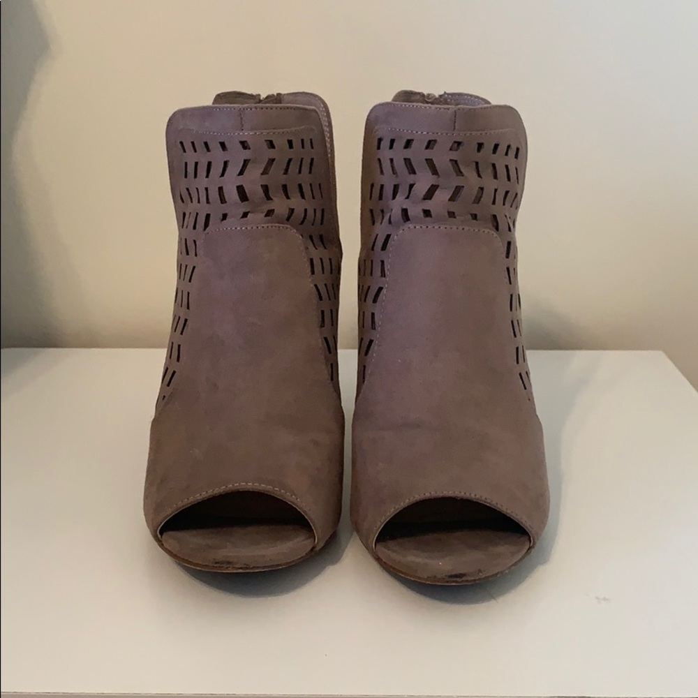 Brown Suede Detailed Madden Girl Booties